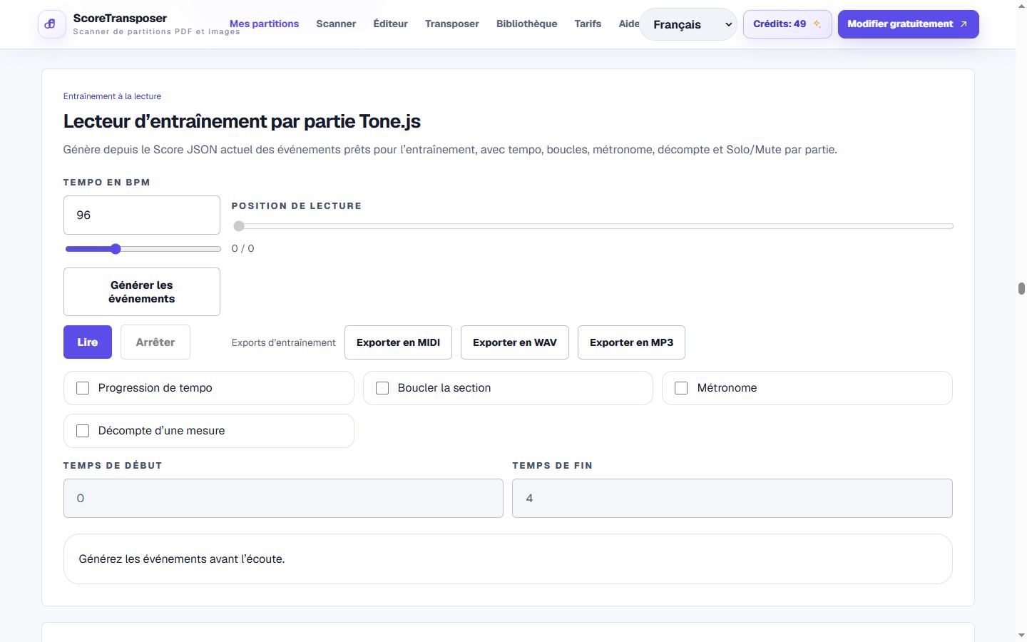 Regardez, écoutez et bouclez les mesures difficiles dans l’interface réelle du produit